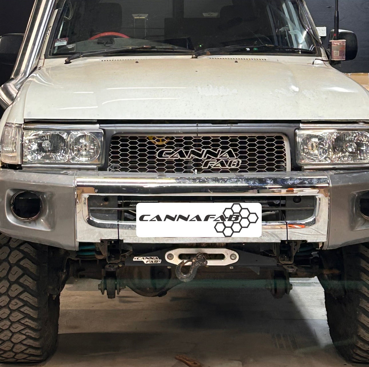 Toyota LandCruiser 80 Series winch cradle by Canna Fabrication