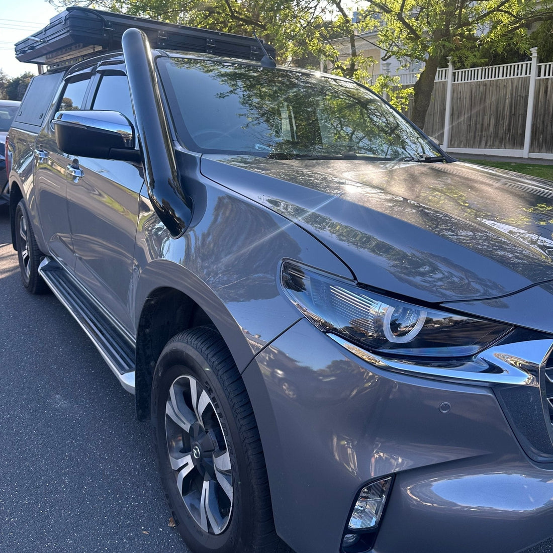 Mazda 4WD Stainless Steel Snorkels and Aftermarket Airboxs