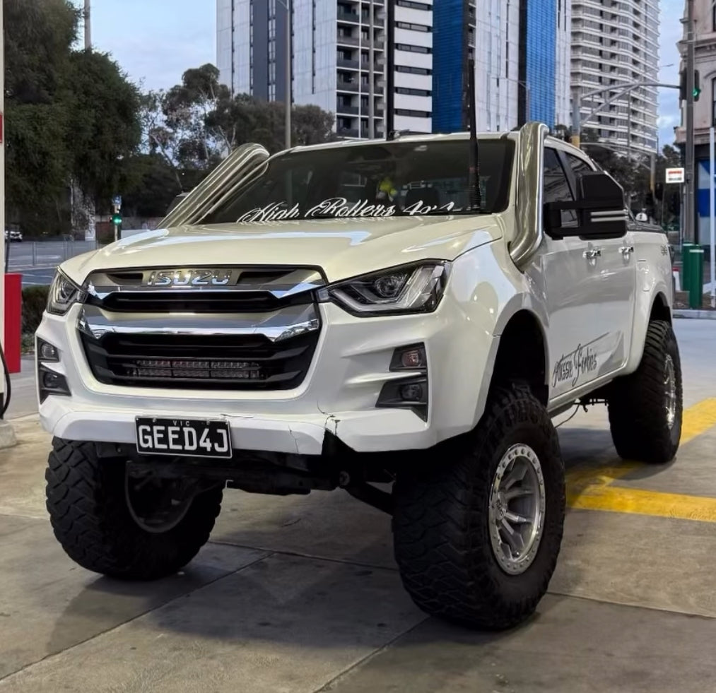 Isuzu D-Max Stainless Steel Snorkels and Airbox