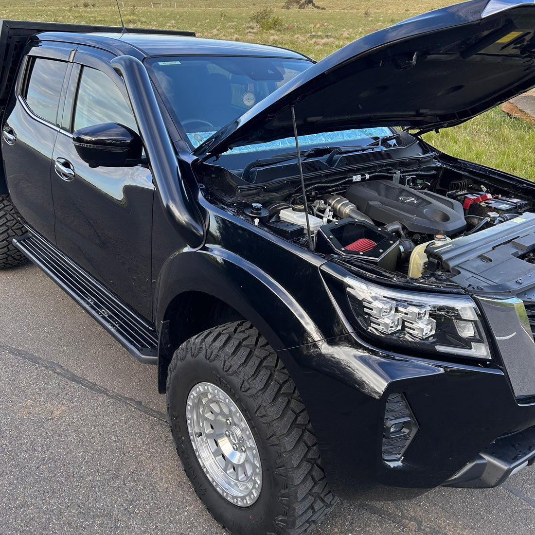Nissan Navara NP300 4.5" Snorkel & Stock Airbox Kit