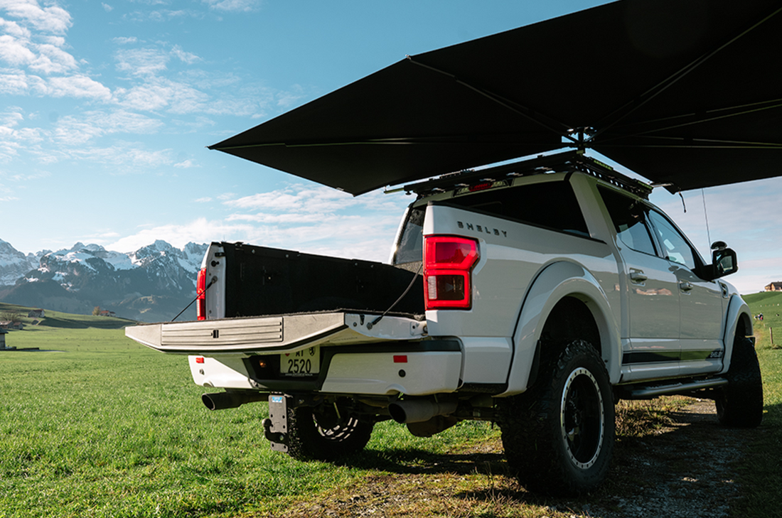 Shelby American Truck with 270 awning and roofrack