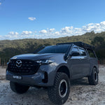 Mazda BT-50 MY21-26 Teardrop Twin Stainless Snorkels