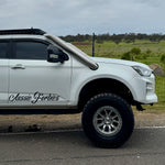 Isuzu D-Max MY20-26 Short-Entry Stainless Steel Snorkel