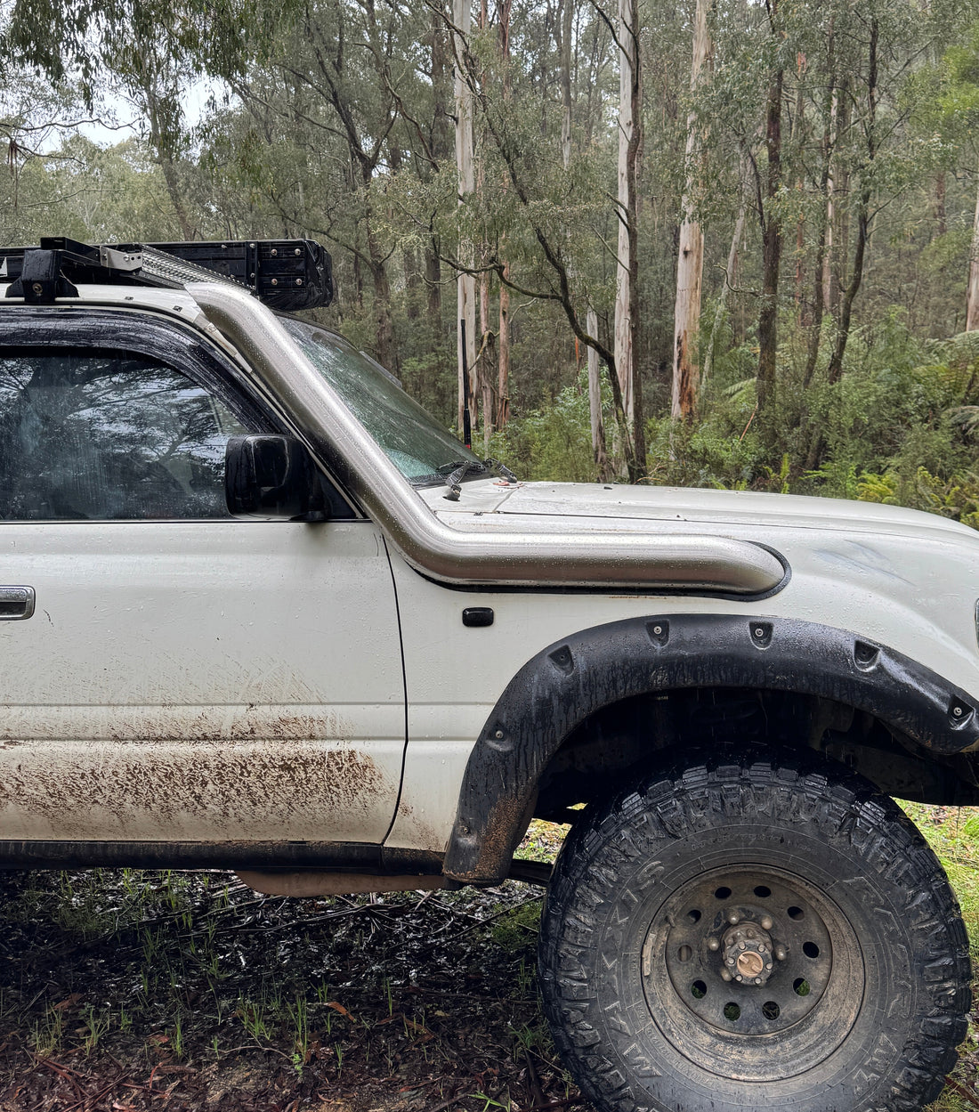 Toyota 80 Series Landcruiser Long-Entry Snorkel (Cover-up)