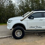 Isuzu D-Max MY20-26 Teardrop Twin Stainless Snorkels