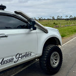 Isuzu D-Max MY20-26 Short-Entry Stainless Steel Snorkel
