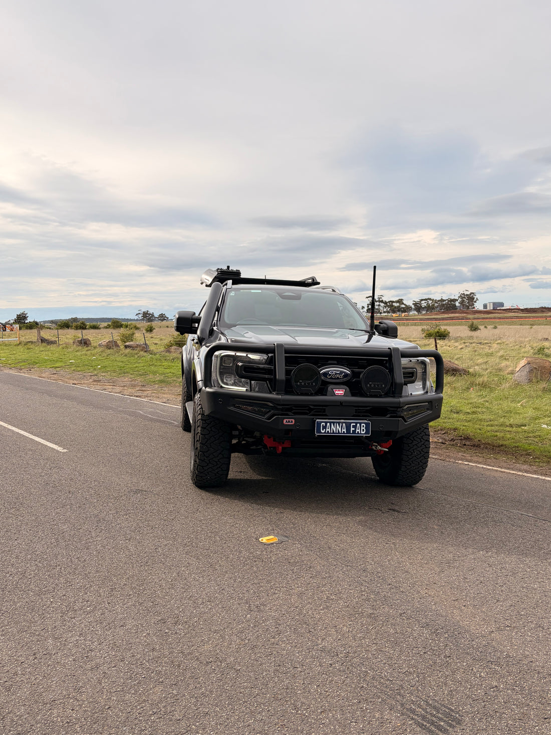Ford Ranger PY (Next-Gen) Stainless Snorkel Short Entry