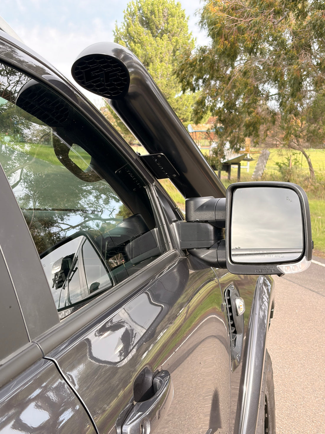 Ford Ranger PY (Next-Gen) Stainless Snorkel Short Entry