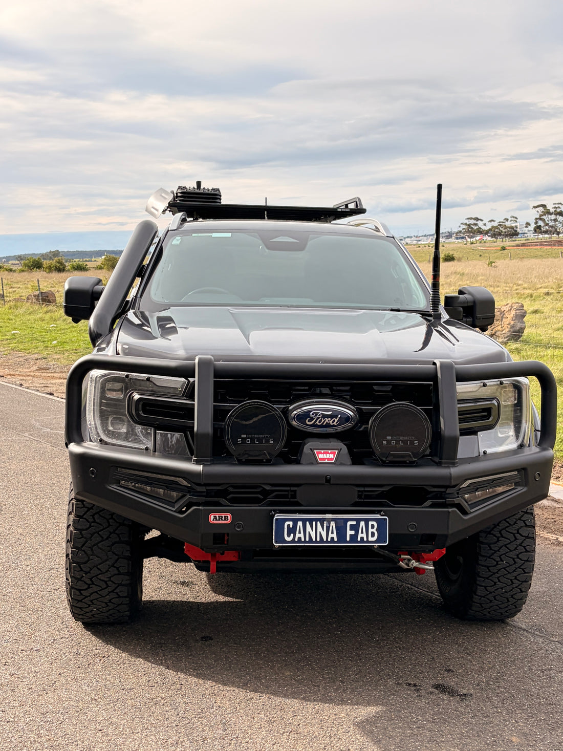Ford Ranger PY (Next-Gen) Stainless Snorkel Short Entry