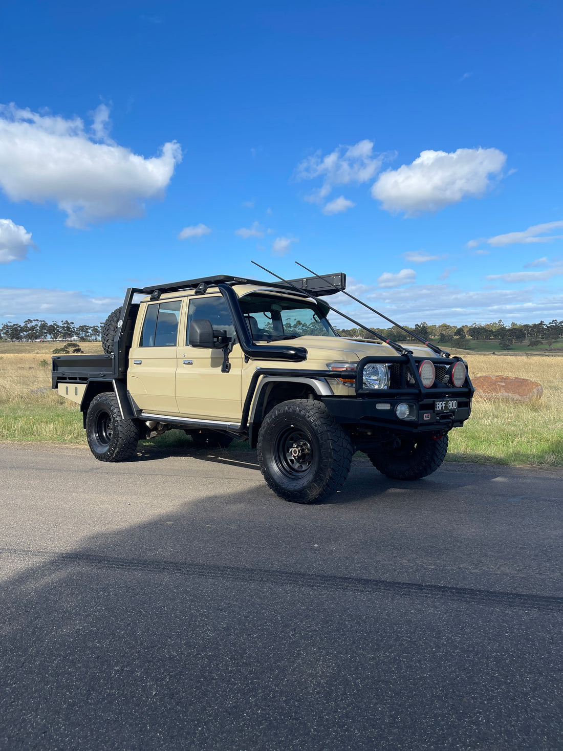 Toyota Landcruiser 76/78/79 Series 5" Twin Snorkels (Pre-Facelift)