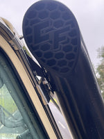 CF-branded snorkel head close-up — Toyota LandCruiser 76/78/79 Series 5 inch twin snorkels