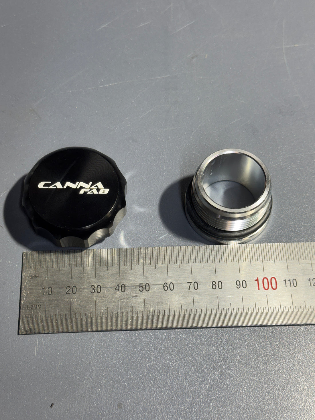 Canna Fab Weld On Cap Aluminium 1.5 Inch