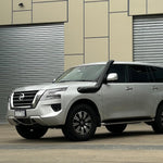 Nissan Patrol Y62 twin stainless snorkels fitted - Canna Fabrication