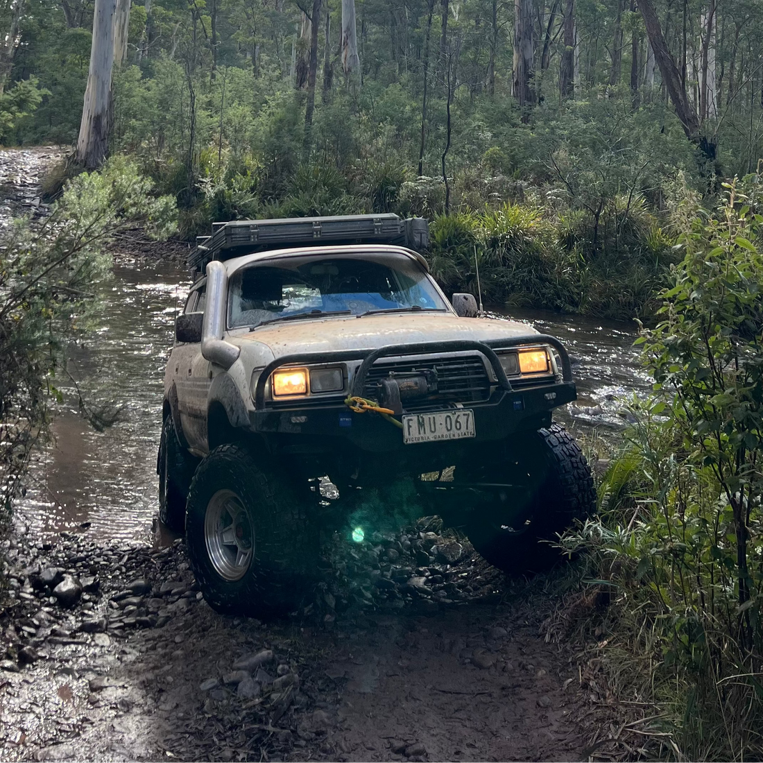 Toyota 80 Series LandCruiser long-entry stainless snorkel - Canna Fabrication