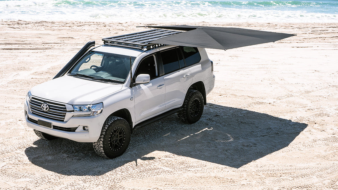 White LC 200 300 series at the beach