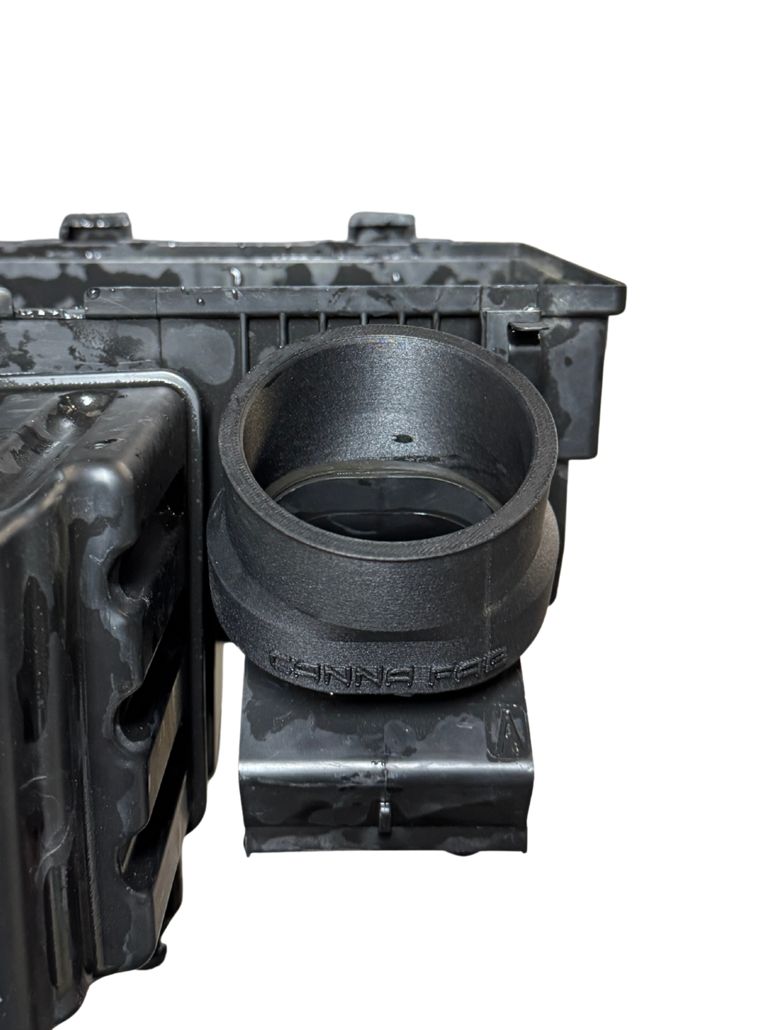 Nissan Navara NP300 3" Stock Airbox Adapter - OEM Location to 3" Inlet - Canna Fabrication