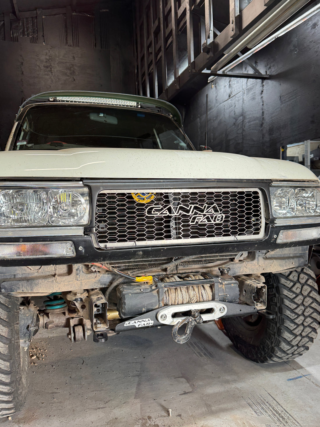 Toyota Landcruiser 80 Series Winch Cradle - Canna Fabrication