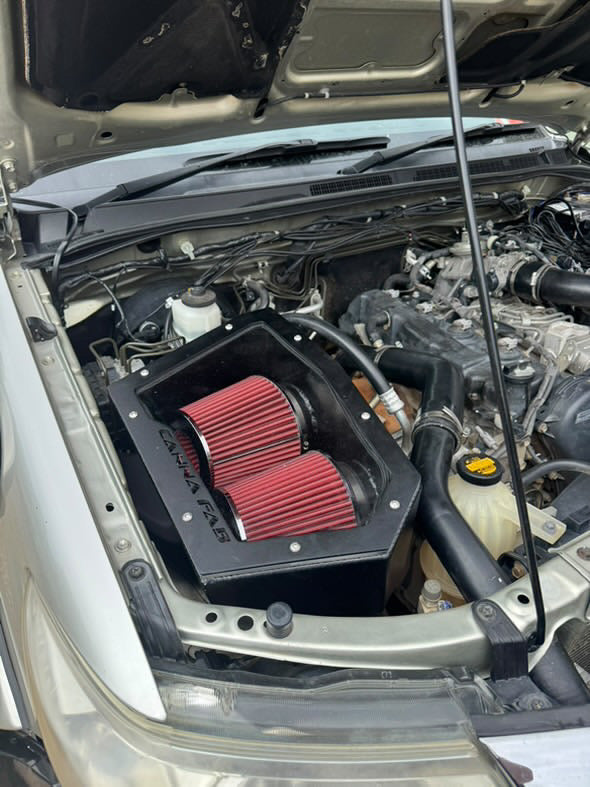 Toyota Hilux N70 twin pod filter airbox by Canna Fabrication