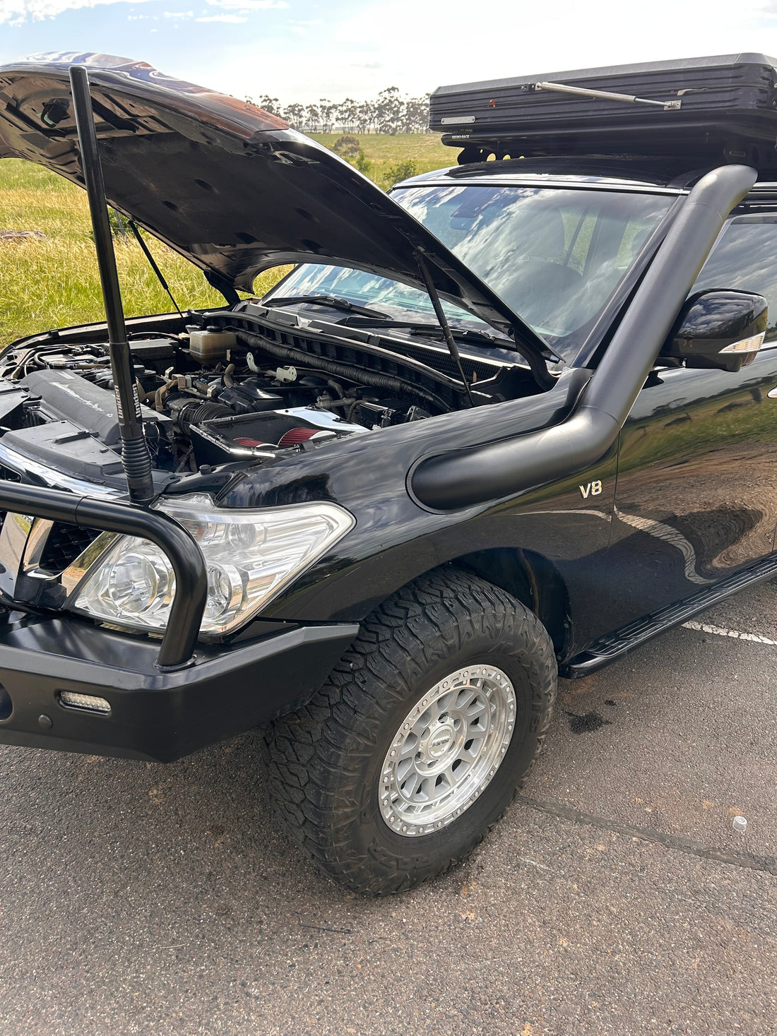 Nissan Patrol Y62 Mid-Entry Snorkel - Canna Fabrication