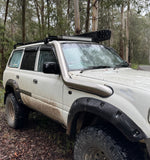 Toyota 80 Series LandCruiser twin stainless snorkels - Canna Fabrication