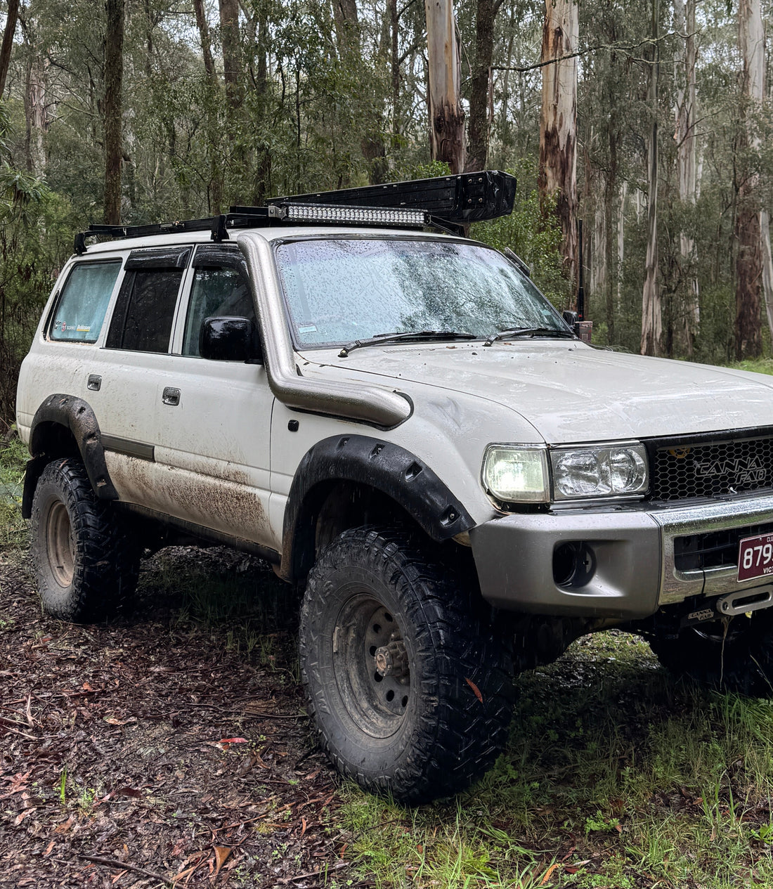 Toyota 80 Series Landcruiser Long-Entry Snorkel (Cover-up) - Canna Fabrication