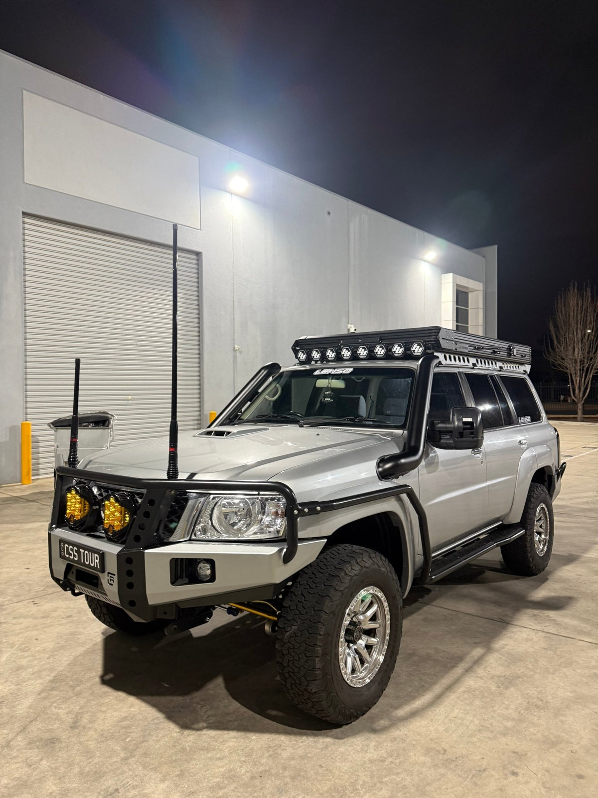 Nissan Patrol GU mid-entry stainless steel snorkel (Series 4) by Canna Fabrication