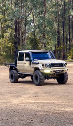Toyota Landcruiser 76/78/79 Series 5" Twin Snorkels - Canna Fabrication