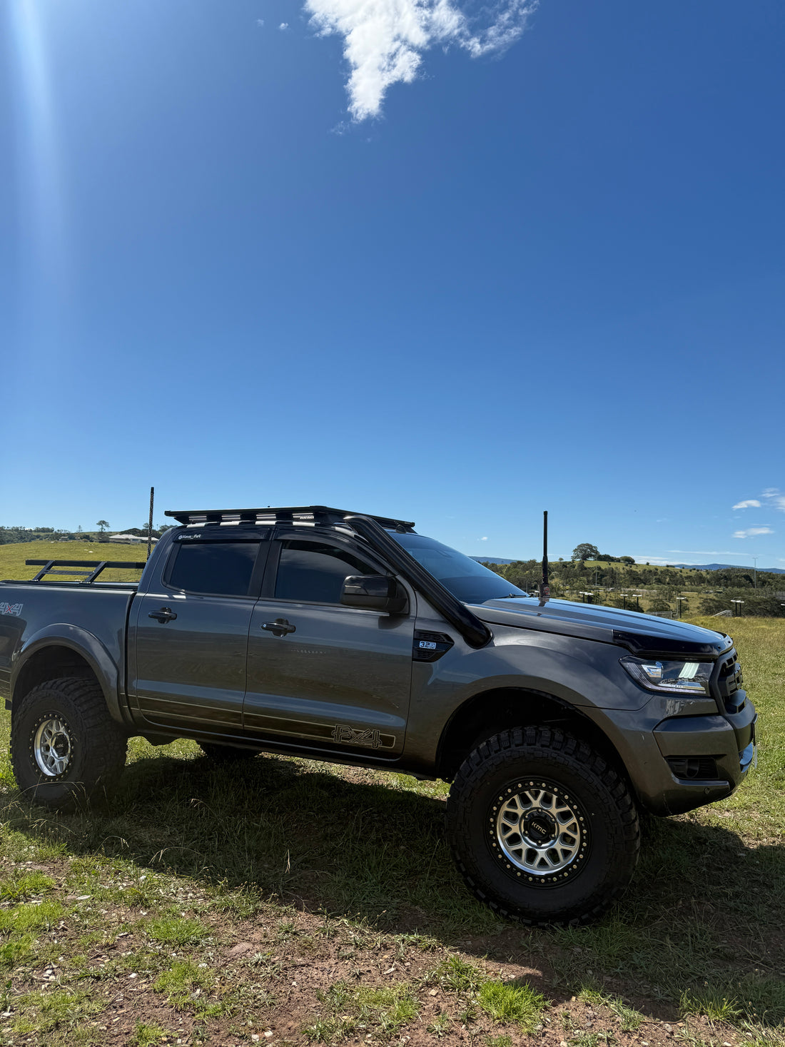 Ford Ranger PX Short-Entry Snorkel - Canna Fabrication