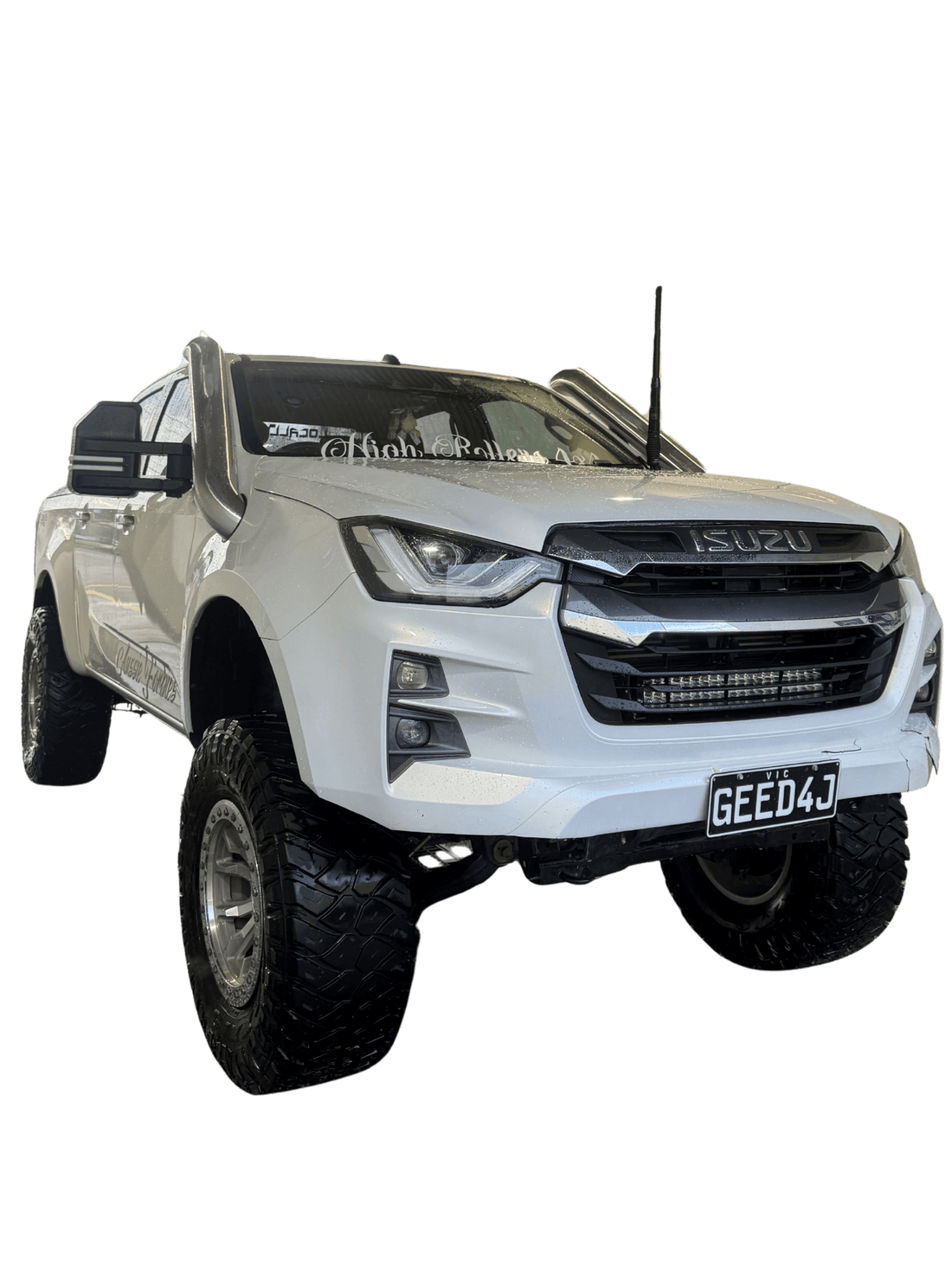 Isuzu DMAX 22+ Short-Entry Stainless Steel Snorkel - Canna Fabrication