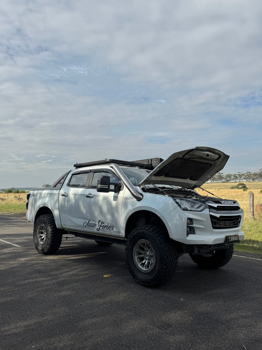Isuzu DMAX 22+ Short-Entry Stainless Steel Snorkel - Canna Fabrication