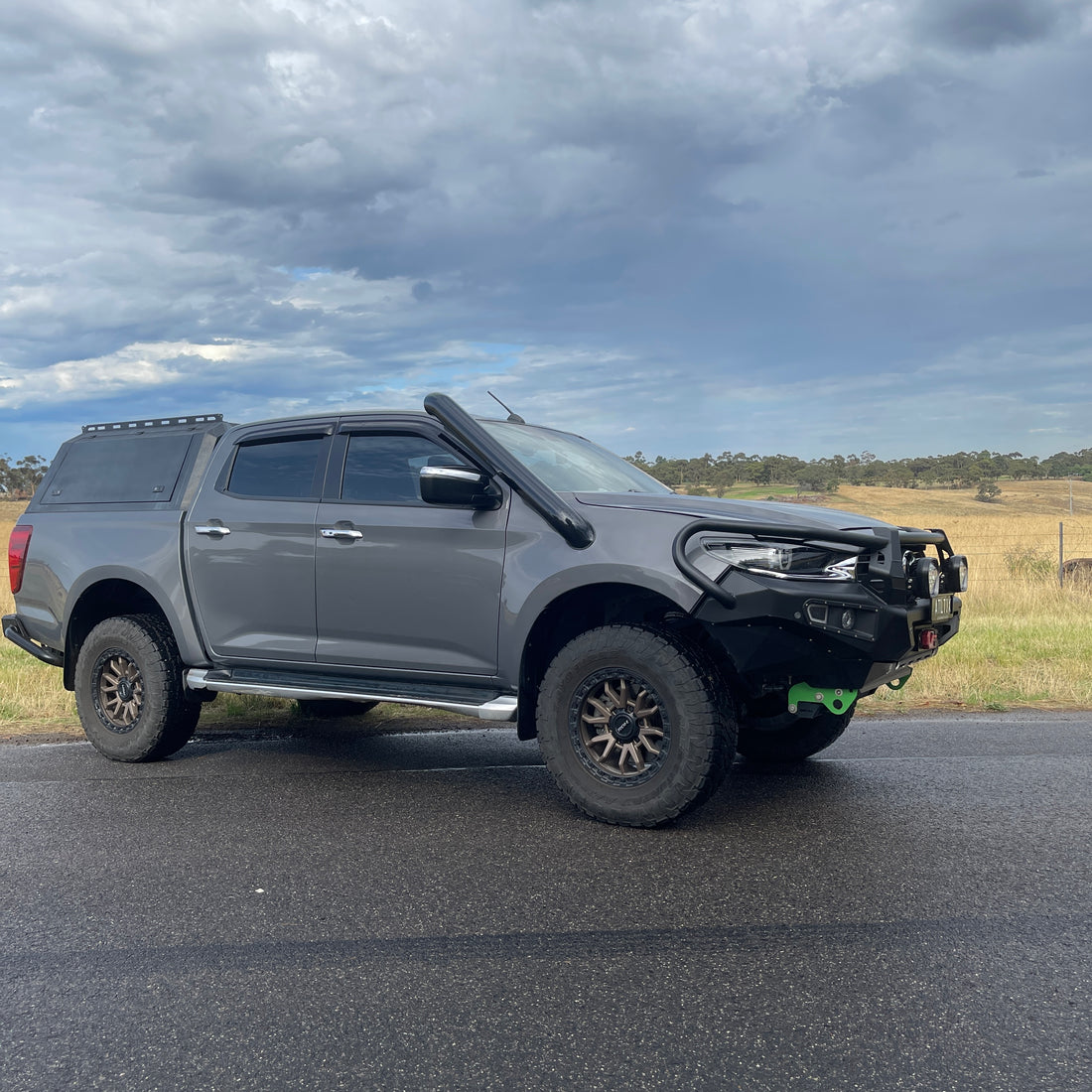 Mazda BT-50 Stainless Steel Short-Entry Snorkel - Canna Fabrication