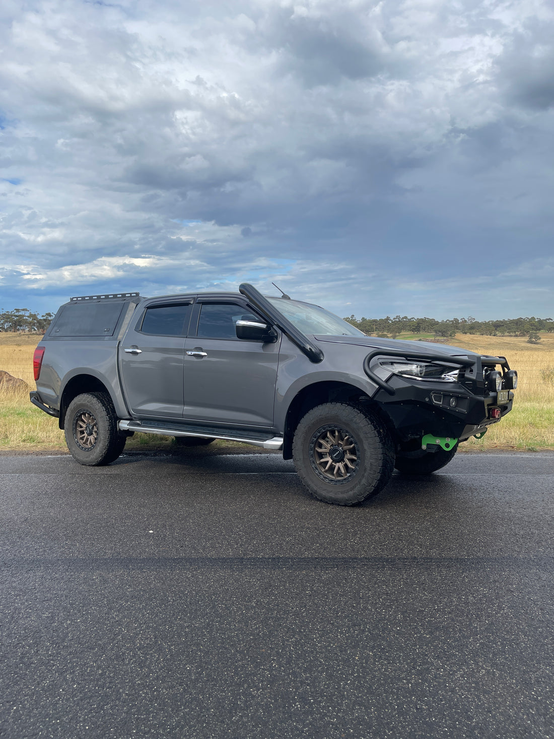 Mazda BT-50 Stainless Steel Short-Entry Snorkel - Canna Fabrication