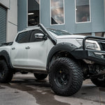 Nissan Navara NP300 twin stainless steel snorkels by Canna Fabrication