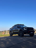 Ford Ranger Raptor PY (Next-Gen) Short-Entry Stainless Snorkel by Canna Fabrication — brushed silver