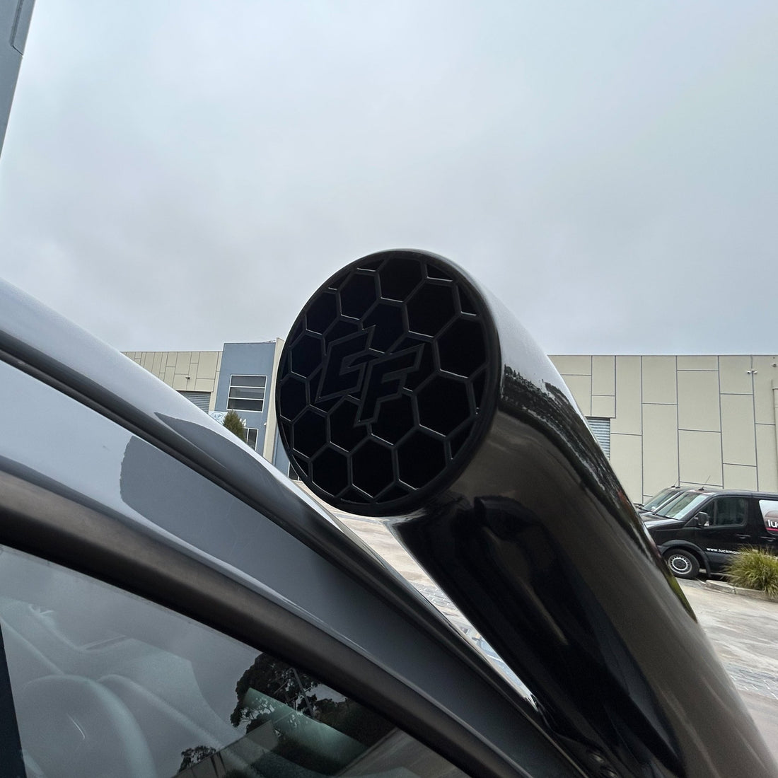 Ford Ranger PX Short - Entry Snorkel - Snorkels - RNG - 4" - SE - R - BLK - Canna Fabrication