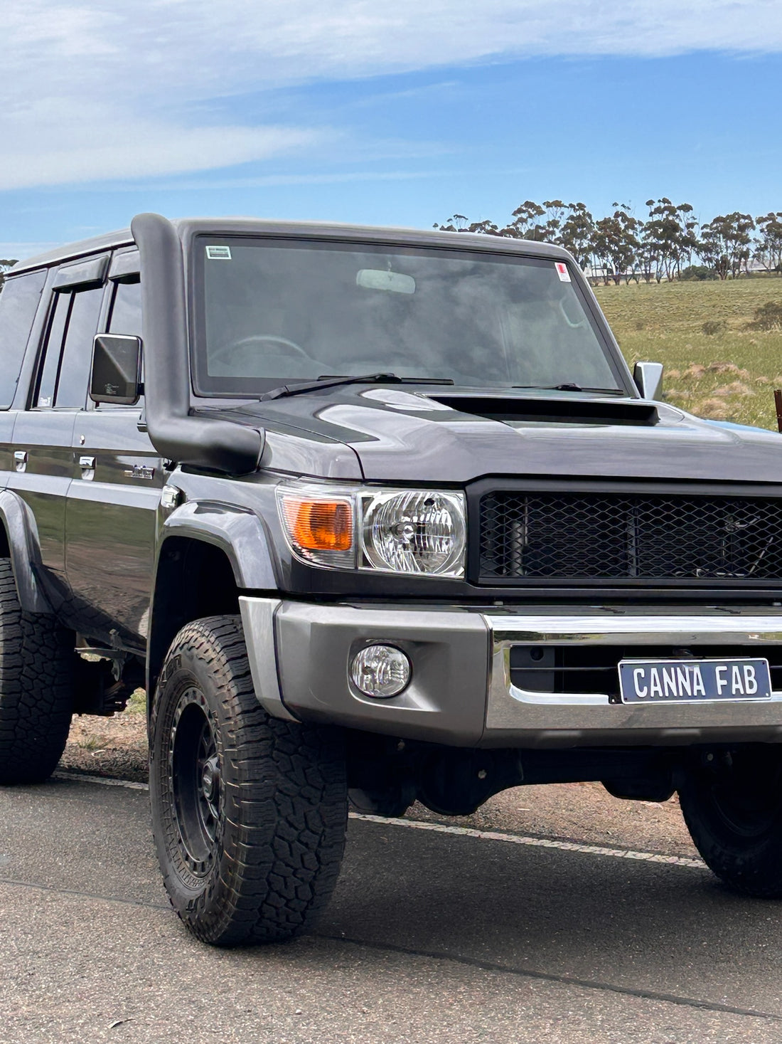 Toyota Landcruiser 76/78/79 Series 5" Snorkel (PRE-FACELIFT) - Canna Fabrication