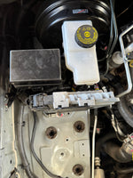 NP300 ECU relocation bracket fitted